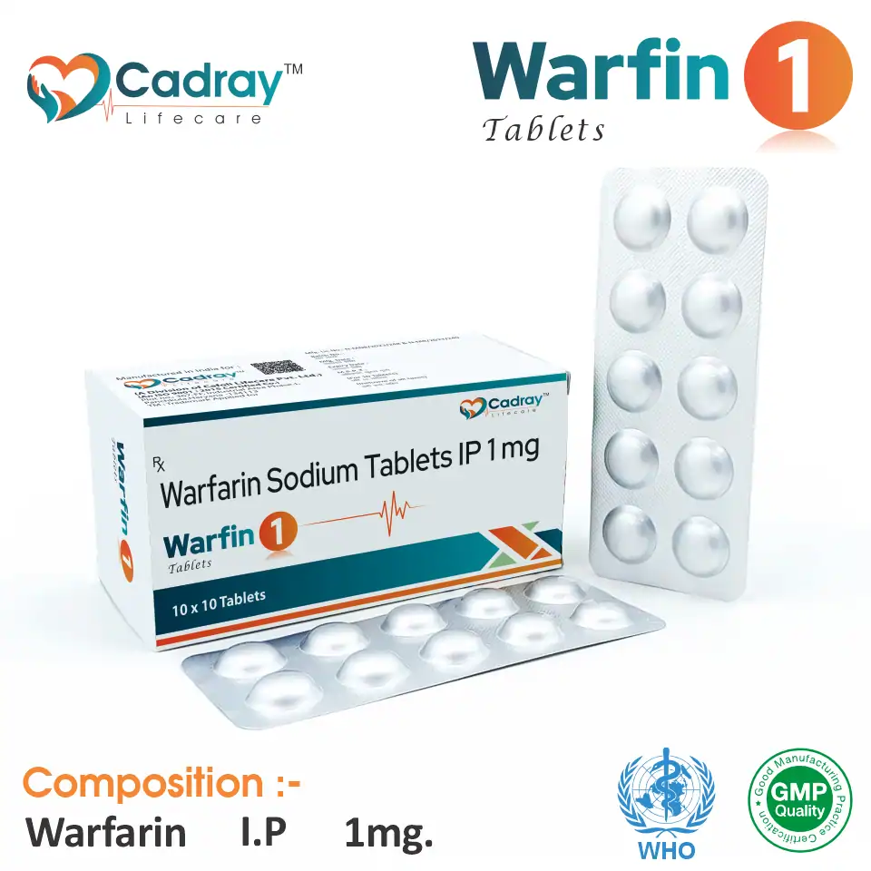 Warfarin 1 mg Tablet in PCD Pharma Franchise